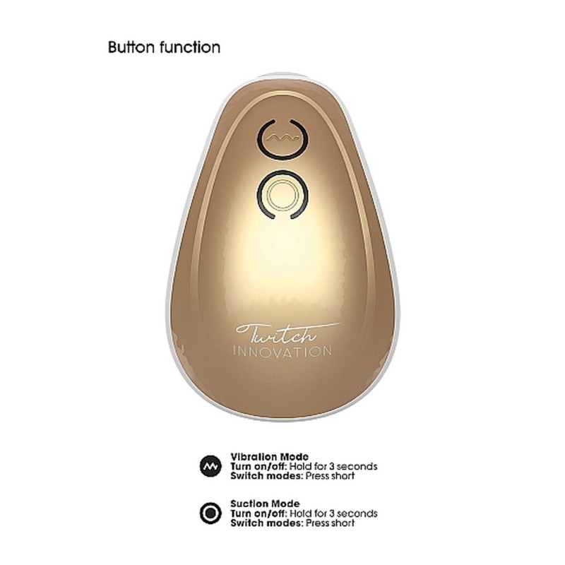 Twitch Hands - Free Suction & Vibration Toy - Gold